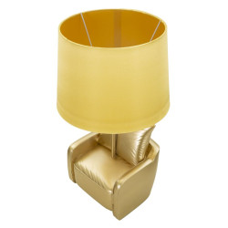 Lampe de Table Midcentury Jaune – Élégance Moderne Ø 26x46 cm