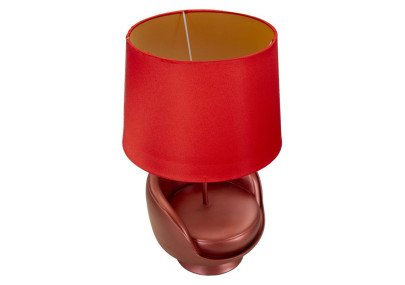 Lampe de table rouge style Midcentury – Glam Ø 26 x 43 cm