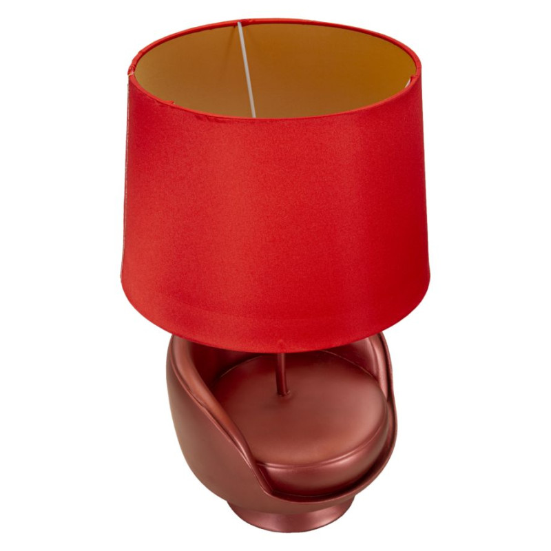 Lampe de table rouge style Midcentury – Glam Ø 26 x 43 cm