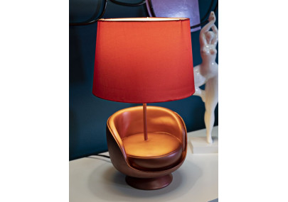 Lampe de table rouge style Midcentury – Glam Ø 26 x 43 cm