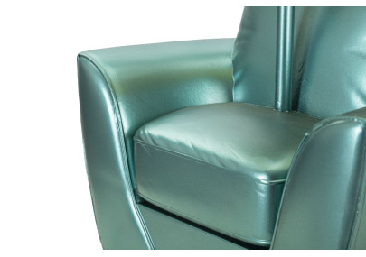 Lampe de Table Midcentury Turquoise – Design Élégant Ø 26x43 cm