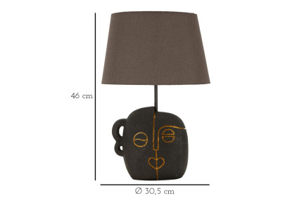 Lampe de table Tribal -A- – Design original Ø 30,5 x 46 cm