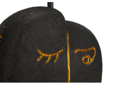 Lampe de Table Tribal -B- – Élégance Contemporaine Ø 27,5x39,5 cm