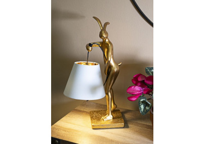 Lampe de Table Lapin Stand – Style Minimaliste 26x16x47 cm