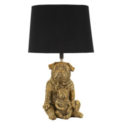 Lampe de Table Chien – Glam et Élégance Ø 26x43,8 cm