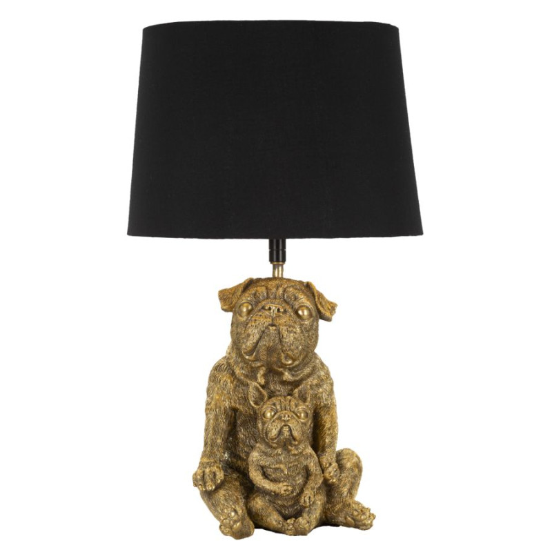 Lampe de Table Chien – Glam et Élégance Ø 26x43,8 cm