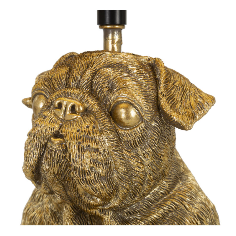 Lampe de Table Chien – Glam et Élégance Ø 26x43,8 cm