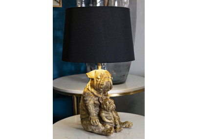 Lampe de Table Chien – Glam et Élégance Ø 26x43,8 cm