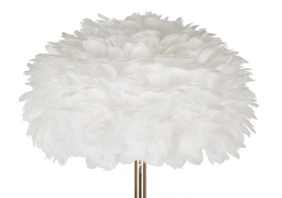 Lampadaire Feathers Slim Blanc – Chic et Glam Ø 43x170 cm