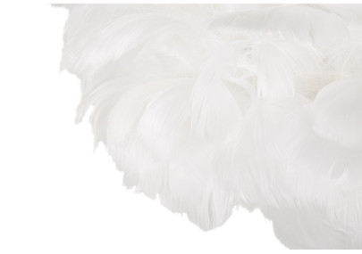 Lampadaire Feathers Slim Blanc – Chic et Glam Ø 43x170 cm