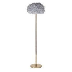 Lampadaire Plumes Slim Gris – Élégance Contemporaine Ø 43x170 cm