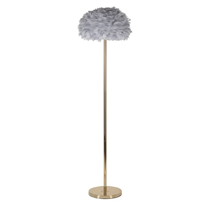 Lampadaire Plumes Slim Gris – Élégance Contemporaine Ø 43x170 cm
