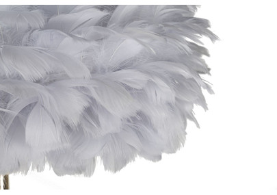 Lampadaire Plumes Slim Gris – Élégance Contemporaine Ø 43x170 cm