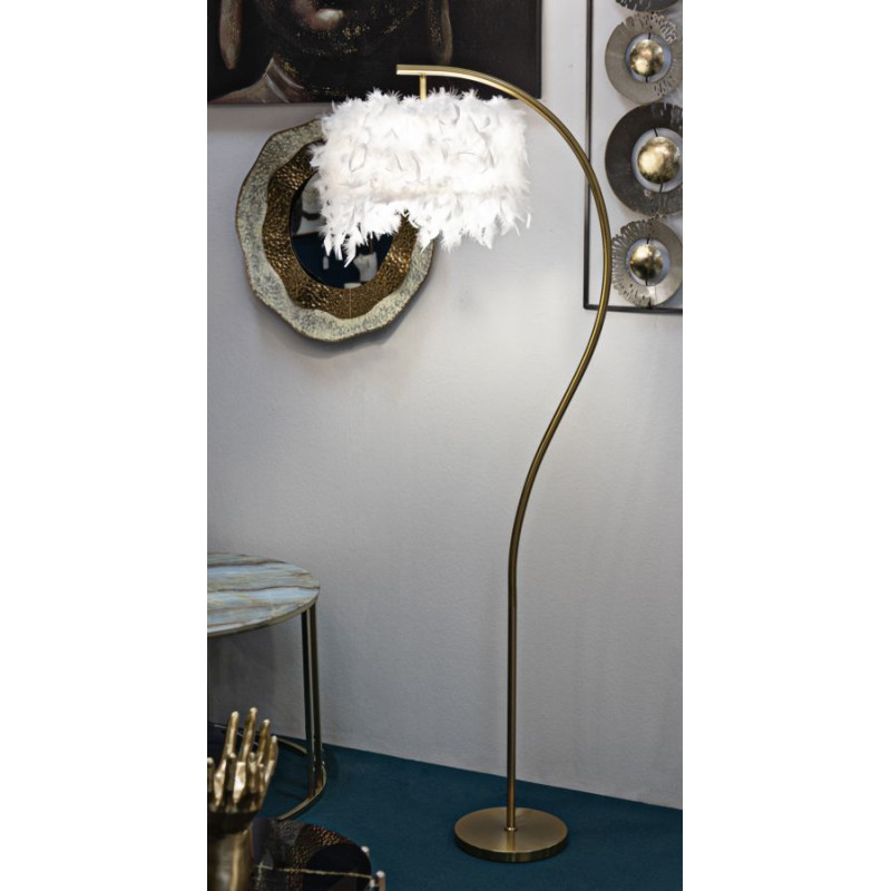 Lampadaire Semi Arc – Style Glam 60x33x170 cm