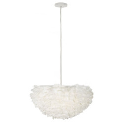 Plafonnier Plume – Style Glam et Contemporain Ø 60x30 cm (hauteur avec câble 110 cm)