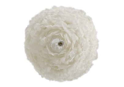 Plafonnier Plume – Style Glam et Contemporain Ø 60x30 cm (hauteur avec câble 110 cm)