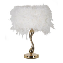 Lampe de Table Cart Blanc – Élégance et Minimalisme Ø 25x47 cm