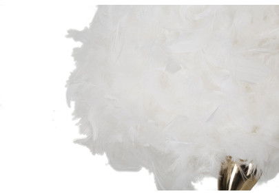 Lampe de Table Cart Blanc – Élégance et Minimalisme Ø 25x47 cm