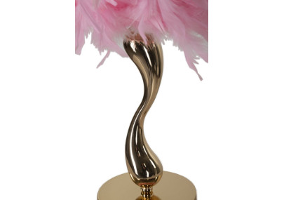 Lampe de Table Cart Rose – Glam Contemporain Ø 25x47 cm