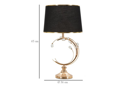 Lampe de Table Bruxelles – Glam et Élégance Ø 36x65 cm