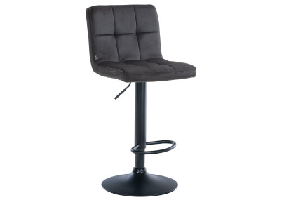 Barhocker Peru Samt schwarz