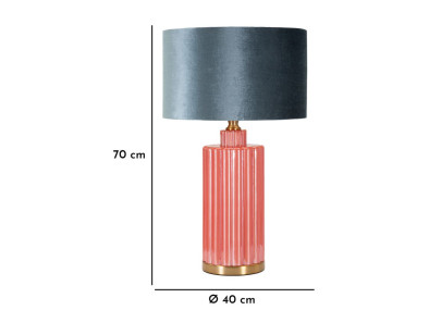 Lampe de Table Hélène Tower – Glam et Contemporain Ø 40x70 cm