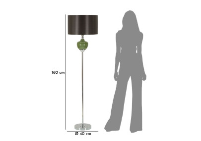 Lampadaire Eva One – Style Contemporain Ø 40x160 cm