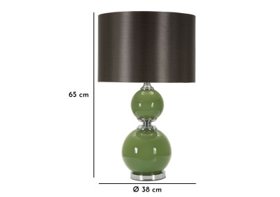 Lampe de Table Eva Two – Luxe et Glam Ø 38x65 cm