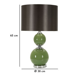 Lampe de Table Eva Two – Luxe et Glam Ø 38x65 cm