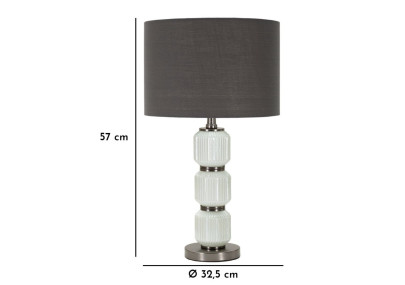Lampe de Table Bright Three – Glam et Élégance Ø 32,5x57 cm