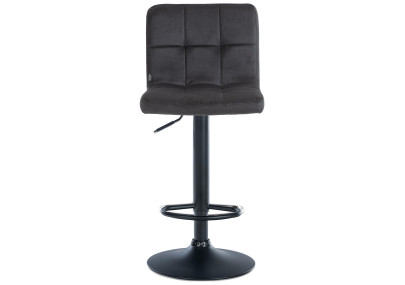 Barhocker Peru Samt schwarz