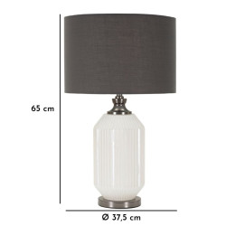 Lampe de Table Brighty – Luxe Contemporain Ø 37,5x65 cm