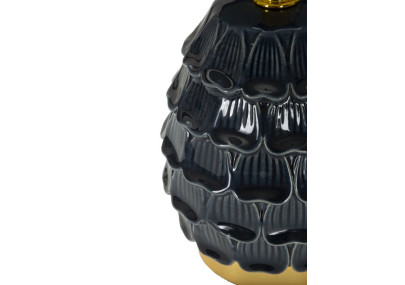 Lampe de Chevet Pigny Bleu – Style Moderne Ø 15x30,5 cm