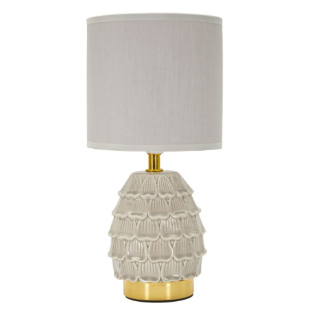 Lampe de Chevet Pigny Gris – Élégance Contemporaine Ø 15x30,5 cm