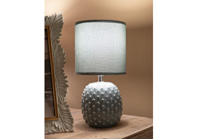 Lampe de Chevet Pontus Turquoise – Glam Contemporain Ø 14x27 cm