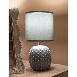 Lampe de Chevet Pontus Turquoise – Glam Contemporain Ø 14x27 cm