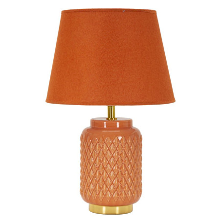 Lampe de Table Carrée Orange – Luxe et Minimaliste Ø 28x44 cm