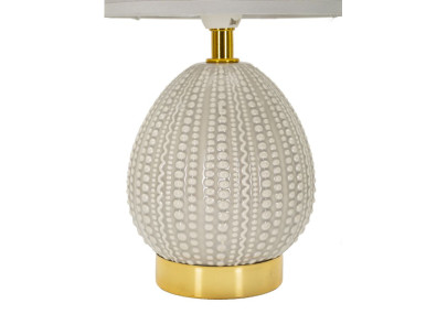 Lampe de Chevet Flavi Gris – Élégance Contemporaine Ø 15x30,5 cm