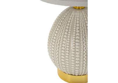 Lampe de Chevet Flavi Gris – Élégance Contemporaine Ø 15x30,5 cm