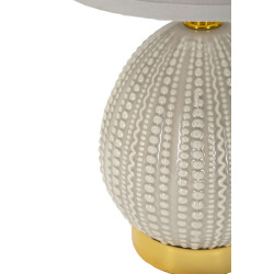 Lampe de Chevet Flavi Gris – Élégance Contemporaine Ø 15x30,5 cm