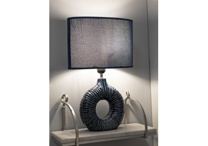 Lampe de table Seta Blue – Design Moderne 28,5 x 15 x 43 cm