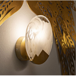 Applique Murale Lune – Style Minimaliste Ø 20x10 cm