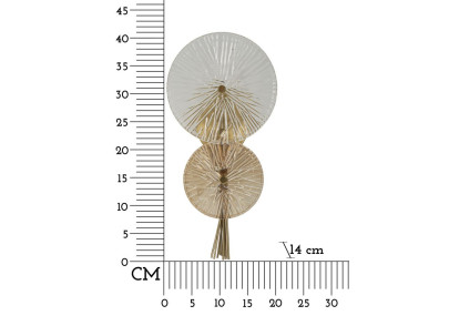 Applique Murale Sunrise – Chic et Élégant 20x14x41 cm