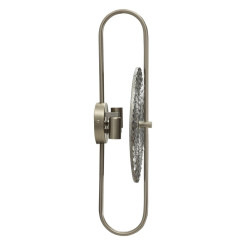 Applique Murale Argenté – Glam Contemporain 28x15x54 cm