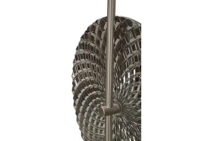 Applique Murale Argenté – Glam Contemporain 28x15x54 cm