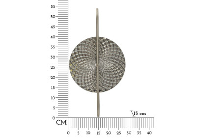 Applique Murale Argenté – Glam Contemporain 28x15x54 cm