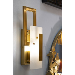 Applique Murale Cube – Élégance Contemporaine 15x8x33 cm