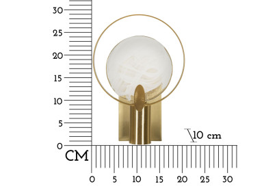 Applique Murale Oklan – Luxe Contemporain 20x10x29 cm