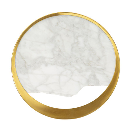 Applique Murale Marbre – Style Minimaliste 24x6x24 cm