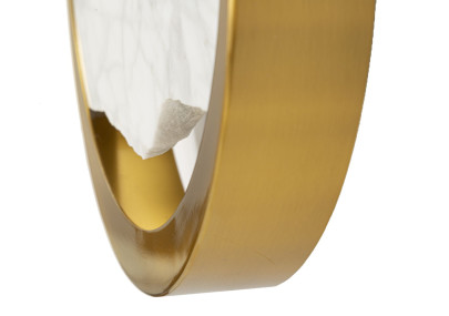 Applique Murale Marbre – Style Minimaliste 24x6x24 cm